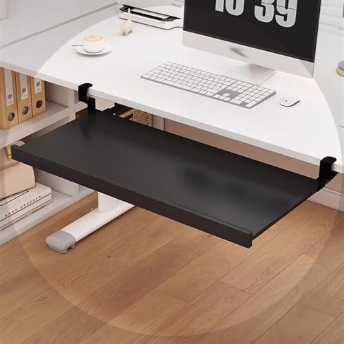 HPTHLY Tastaturablage Unter Dem Schreibtisch, 24" 28", Ausziehbare Tastaturschublade, Ergonomische Tastaturablage, Versteckte Computerschublade Unter Dem Schreibtisch HPTHLY Tastaturablage Unter Dem Schreibtisch, 24" 28", Ausziehbare Tastaturschublade, Ergonomische Tastaturablage, Versteckte Computerschublade Unter Dem Schreibtisch von HPTHLY