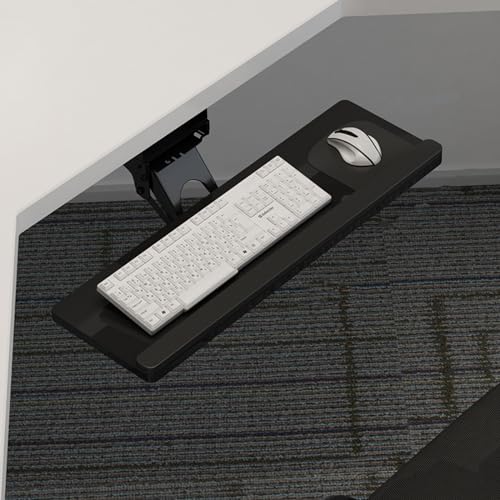 HPTHLY Tastaturablage Unter Dem Schreibtisch, Ausziehbare Tastaturablage Unter Dem Schreibtisch Mit Schwenkbarer Höhenverstellung, Plattformschublade Zum Tippen, Geei HPTHLY Tastaturablage Unter Dem Schreibtisch, Ausziehbare Tastaturablage Unter Dem Schreibtisch Mit Schwenkbarer Höhenverstellung, Plattformschublade Zum Tippen, Geei von HPTHLY