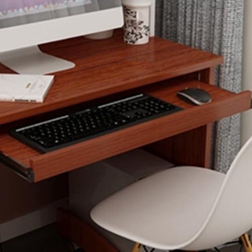 HPTHLY Tastaturablage Unter Dem Schreibtisch, Gleitschienen, Tastaturablagehalterung Unter Dem Schreibtisch Mit Schallwand, Einfache Installation, Computertastaturstä von HPTHLY