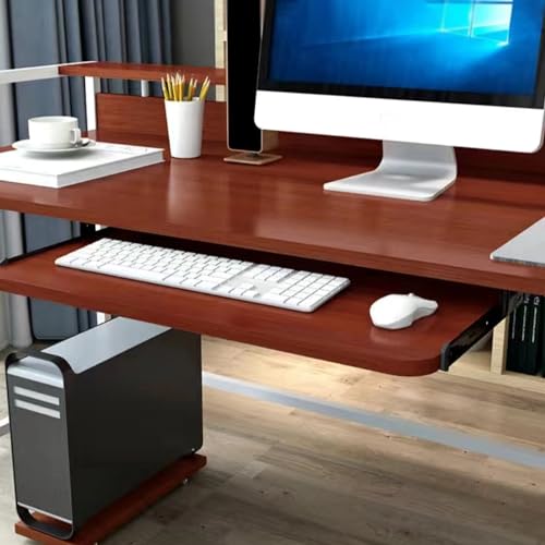 HPTHLY Tastaturschublade Unter Dem Schreibtisch Mit Stauraum, Halterung Für Tastaturablage Unter Dem Schreibtisch, Ergonomische Maus- Und Tastaturablage, Computertisch HPTHLY Tastaturschublade Unter Dem Schreibtisch Mit Stauraum, Halterung Für Tastaturablage Unter Dem Schreibtisch, Ergonomische Maus- Und Tastaturablage, Computertisch von HPTHLY