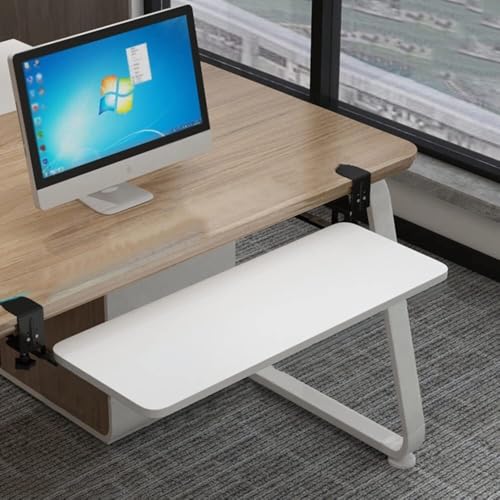 Tastaturablage Für Unter Den Schreibtisch, Große Ausziehbare Ergonomische Tastaturplattform, Einziehbare Holzschublade, Zum Anklemmen – Helles Walnussholz, 65 C Tastaturablage Für Unter Den Schreibtisch, Große Ausziehbare Ergonomische Tastaturplattform, Einziehbare Holzschublade, Zum Anklemmen – Helles Walnussholz, 65 C von HPTHLY