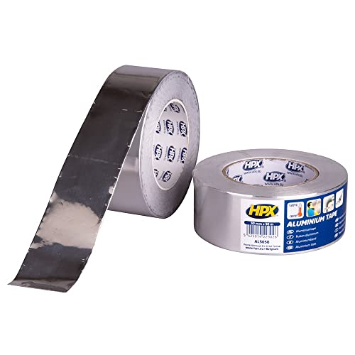 HPX AL5050 Aluminium-Klebeband, widerstandsfähig, 120 mm, 50 mm x 50 m von HPX