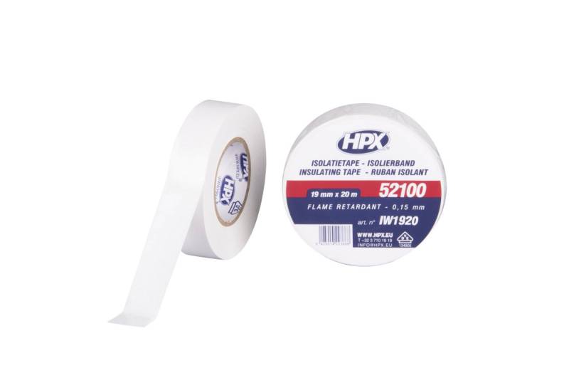 HPX Klebeband HPX PVC Insulation tape 52100 Weiß - 19 mm / 20 m HPX Klebeband HPX PVC Insulation tape 52100 Weiß - 19 mm / 20 m von HPX