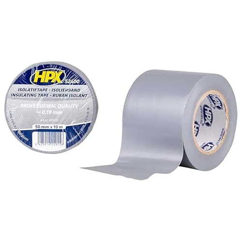 HPX RUGI5010 TAPE 52400 PVC-Isolierband, grau, 50 mm x 10 m HPX RUGI5010 TAPE 52400 PVC-Isolierband, grau, 50 mm x 10 m von HPX