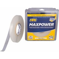 Max power Permanent Doppelseitiges Klebeband transparent, 19m x 5m HPX von HPX