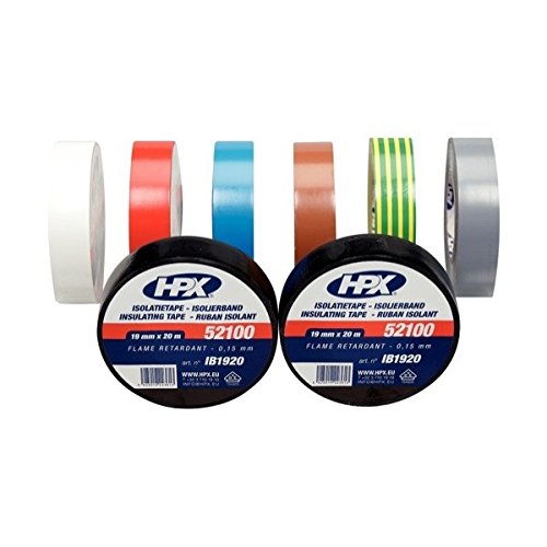OPTION TAPE SPECIALTIES HPX IL1920 PVC-Band, Blau für Elektriker, 19 mm x 20 m von HPX