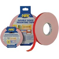 PE-Schaumstoff mit doppelseitigem Klebeband weiß 19mm x 25m HPX DS1925 von HPX