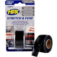 HPX - Selbstvulkanisierendes Klebeband schwarz Stretch & Fuse 3m x 25mm SZ2503 von HPX