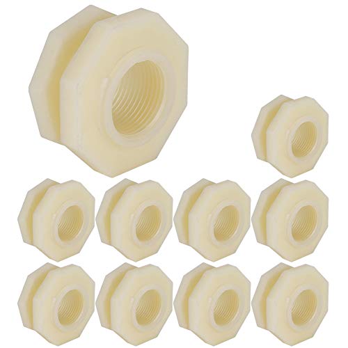 10 -pcs -Wassertankfugen Aquariumturm -Gewinde -Connetoren Adapter (1/4 17.5-18 cm Kopfumfang) von HPZIHUIT