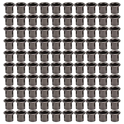 100 pcs Metall Nieten -Ösen rund Innenloch -Grommeten DIY Lederhandwerk Accessoires für verschiedene Handwerks (6 mm) von HPZIHUIT