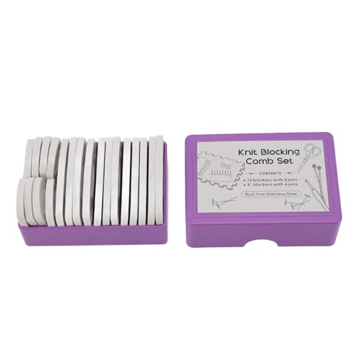 20pcs Strickblocker Pins Kit Zwei Typen Strickkämme für das Blockieren von Strick -Häkelspitzenprojekten, langlebige Aufbewahrungsbox 20pcs Strickblocker Pins Kit Zwei Typen Strickkämme für das Blockieren von Strick -Häkelspitzenprojekten, langlebige Aufbewahrungsbox von HPZIHUIT