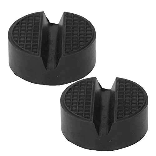 2pcs kreisförmiger Gummi -Jack -Pad -Adapter Universal Slotted Car Jack Stand Hebeschutzschutz von HPZIHUIT