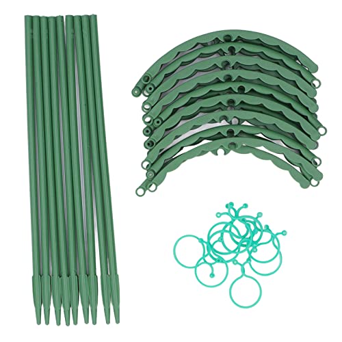 3 Sets Pflanzenstützen Käfig -Steckplastik 25 cm Gartenbauzubehör für Blumentomate von HPZIHUIT