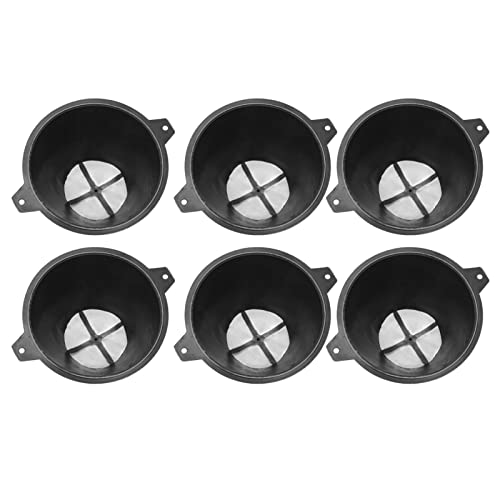 6pcs Kunststofffarbenfilter mit feinem Nylonnetz wiederverwendbares Sieb für Wasserfutter auf Wasserbasis von HPZIHUIT