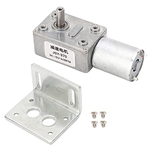 DC -Zahnradmotor Einerwellen -Selbstverriegelungsmotor mit Basis -Etikett -Drucker -Öfen 12V (66 U/min) von HPZIHUIT