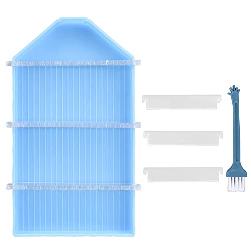 Diamond Painting Accessoires Aufbewahrungsschale Praktische Organizer Plattenbehälter DIY Art Bastel -Sets für Perlensortierung (Blau) von HPZIHUIT