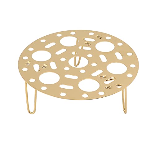Edelstahl faltbare Dampfschalenregal -Multi -Funktion für Heimrestaurant (Gold) von HPZIHUIT