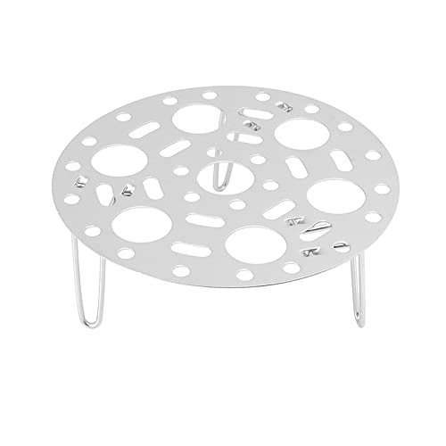 Edelstahl faltbare Dampfschalenregal -Multi -Funktion für Heimrestaurant (Silber) von HPZIHUIT