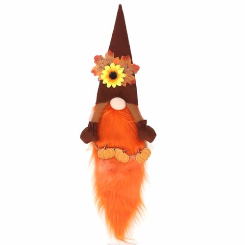 Gesichtliche Puppendekoration exquisites Handwerk süß Aussehen handgefertigte Tür Veranda Thanksgiving Feindliche Puppe Hanging Ornament für Innen im Freien im Freien von HPZIHUIT