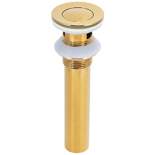 Goldwaschbecken Abfluss Anti Clog Badezimmer Wasserhahn Waschbecken Stopper Badewaschbecken Filter mit luftdichtem Silikondicht Britische Stil (Kleine Sprung mit Löchern) von HPZIHUIT