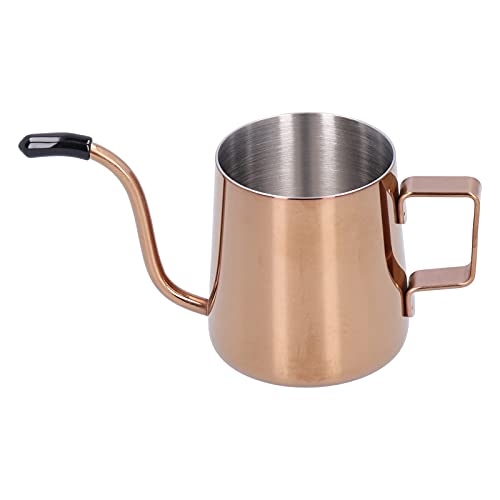 HPZIHUIT Edelstahl-Kaffee-Wasserkocher-Gänsehals-Pot Maker Rose Gold 240ml Kapazität Mehrzweck HPZIHUIT Edelstahl-Kaffee-Wasserkocher-Gänsehals-Pot Maker Rose Gold 240ml Kapazität Mehrzweck von HPZIHUIT