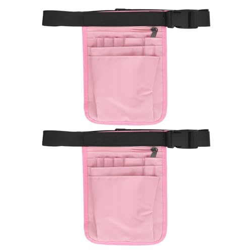 HPZIHUIT Krankenschwester Utility Organizer Einstellbare Krankenschwester Fanny Pack Krankenhaus Pflege wasserdichte Krankenschwester Taillenbeutel (Rosa) von HPZIHUIT
