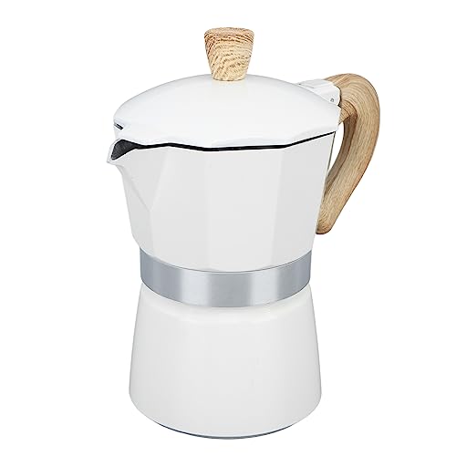 HPZIHUIT Küchenherde Kaffeemaschine Aluminium Moka Pot für Zuhause (6 Tassen 300 ml) von HPZIHUIT