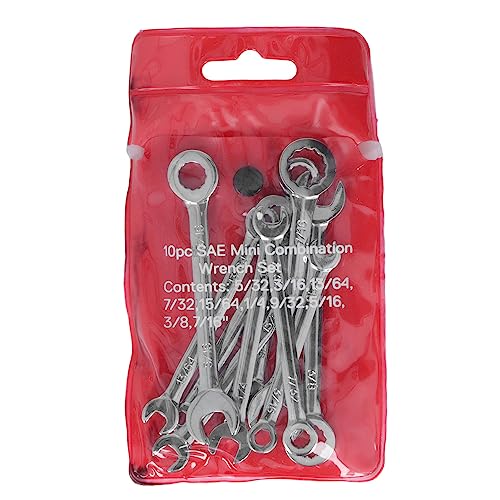 HPZIHUIT Mini -Kombinationsschlüssel Set Haltbarer Chrom Vanadium Stahl 10pcs für enge Räume HPZIHUIT Mini -Kombinationsschlüssel Set Haltbarer Chrom Vanadium Stahl 10pcs für enge Räume von HPZIHUIT