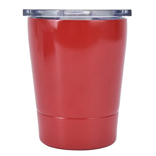 HPZIHUIT Rostfreier Stahlbecher stabil langlebiger isolierter Kaffee für Home Office (Rot) von HPZIHUIT