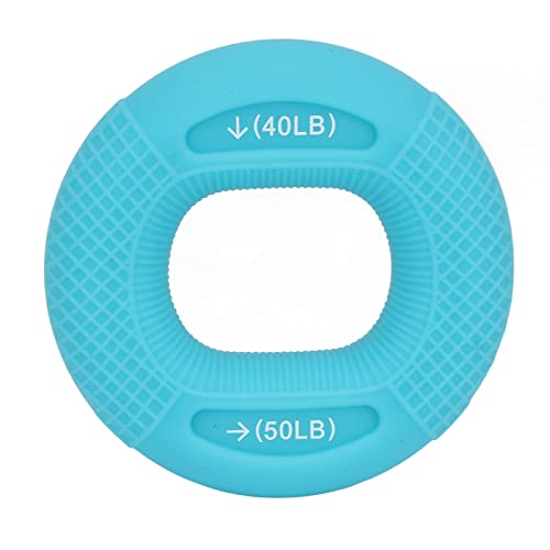 HPZIHUIT SILIKON HAND STÄRKER GRIP RING FÜR FOREARM ÜBUNG 40-50LB BLAU von HPZIHUIT