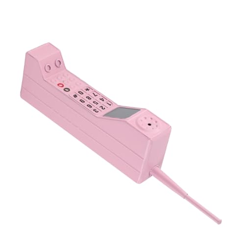 HPZIHUIT Vintage Cellular Model Ornament Eisenmaterial Leichte dekorative tragbare farbliche Retro -Handy (Rosa) von HPZIHUIT