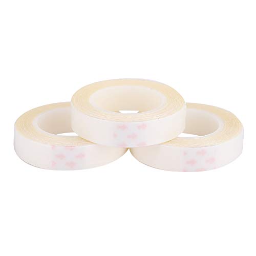Haarverlängerung Klebstoff stark lebiges Perücken -Klebeband 3pcs 300 cm x 1 cm doppelseitig praktische erforderliche notwendige Werkzeuge transparent von HPZIHUIT