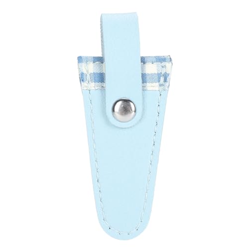 NÄHLE SCHISSOREN SCHÜTZEN SCHUTZ PU-LEDER ABDECKUNG STICKEREI-QUILT-SCHISSOREN FALL HAUSHALTS (Blau) von HPZIHUIT