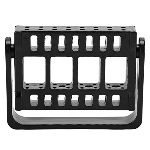Nagelkunstbohrer Bithalter 16 Löcher Organizer Rack Nagel Salon Accessoire Ausstellungsständer (Schwarz) von HPZIHUIT