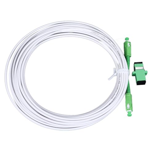 OPTICAL MODEM -Verlängerungskabel gepanzerte Einzelmodus SC Patch Kabel Flanschanschluss für ftth fttb sc (SC APC 5M / 16.4ft) von HPZIHUIT
