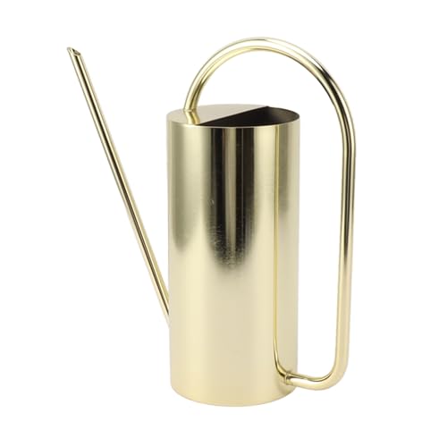 Pflanzen Bewässerung können Edelstahl lange Ausstrich mit Wasserkochergarten mit großer Kapazität (Gold) von HPZIHUIT