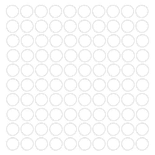 Silikon O Ring Weiß hohe temperaturbeständiges wasserdichtes Versiegelungsunterschied 30 x 3 mm 100pcs Haushaltsgeräte (32 * 3mm) von HPZIHUIT