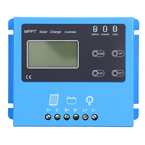 Solarladungscontroller Effizienter MPPT -Batterie -Controller für die Ladekennung von Solarpanel (10a) von HPZIHUIT