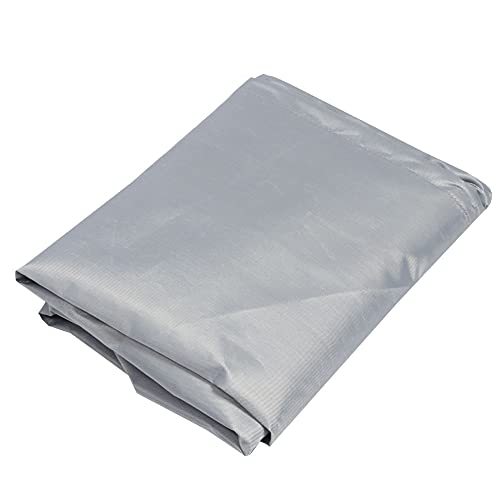 Stuhlabdeckung Regensicheres Sonnenschutz -Schutzstaubabdeckung 210d Oxford Stoff Leicht tragbar leicht zu reinigen graue Outdoor Schwarz (Grau) von HPZIHUIT
