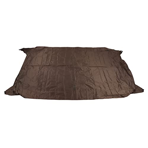 Tischtennis Tischstaubdicht Cover Innenhof Terrasse Sonnenregen Schutz Fliesenabdeckung (Braun) von HPZIHUIT