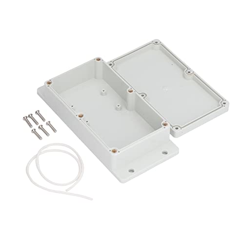 Wasserdichte Kunststoff-Anschlussbox-Gehäuse Abs mit Metallschrauben für Elektroprojekte im Innen- und Außenbereich 158x90x46mm F7-2 + Festes Ohr von HPZIHUIT