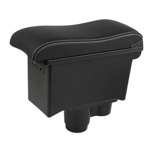 HPZPRPCEW Auto Armlehnenbox Für R&enault Für Duster 2019 2020 2021 2022 Mittelkonsolen-Aufbewahrungsbox(A6 Artificial leather) von HPZPRPCEW