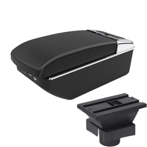 HPZPRPCEW Für Citroen Für Sega Auto Armaturenbrettbox Innenraummodifikation Super Großer Stauraum Mit USB(A3 Schwarz weiß 7USB) von HPZPRPCEW