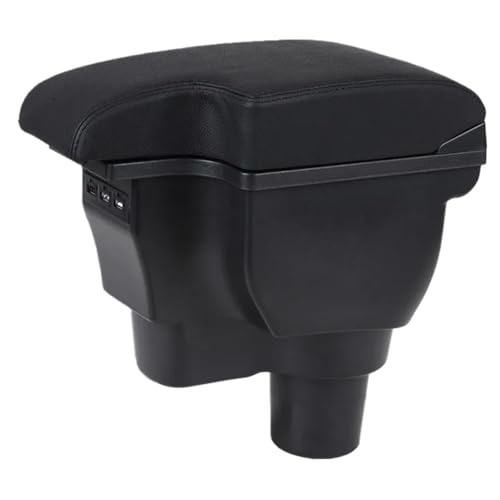 HPZPRPCEW Für Hyundai Für SOLARIS Für Solaris 2 Für Accent Für Verna 2017 2018 2019 2020 2021 Auto-Armlehnenbox Aufbewahrungsbox(B2 Real Corium USB) von HPZPRPCEW