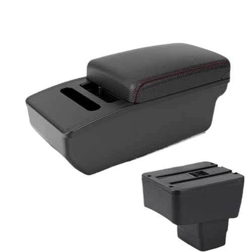 HPZPRPCEW Für Mazda CX-3 Armlehnenbox Für Mazda 2 Skyactiv-Version Armlehnen-Staubox Auto Nachrüstsatz(A1 red Tissue Box) von HPZPRPCEW