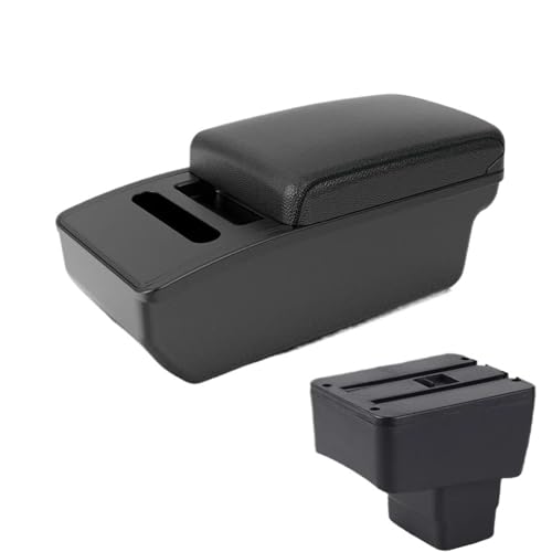 HPZPRPCEW Für Mazda CX-3 Armlehnenbox Für Mazda 2 Skyactiv-Version Armlehnen-Staubox Auto Nachrüstsatz(A2 Black Tissue Box) von HPZPRPCEW