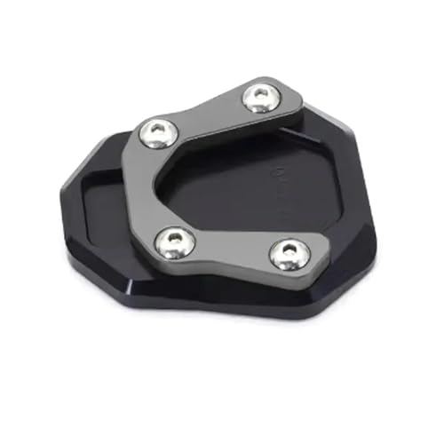 HPZPRPCEW Für QJMOTOR QJ650 SVT650 Motorrad -Kickstand Side Stand Extension Pad Wide Foot Side -Stützplatte Vergrößerung(GRAU) von HPZPRPCEW