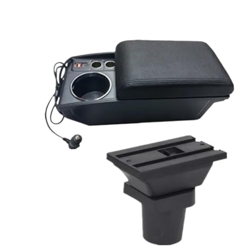 HPZPRPCEW Für Toyota Für Yaris Für Vitz 5-Türer Schrägheck 1998-2011 2005 2006 2007 2008 2009 2010 2011 Auto Armlehnenbox Mittelarmlehne(A2 Schnellladen) von HPZPRPCEW