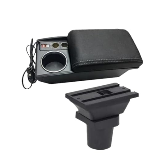 HPZPRPCEW Für Toyota Für Yaris Für Vitz 5-Türer Schrägheck 1998-2011 2005 2006 2007 2008 2009 2010 2011 Auto Armlehnenbox Mittelarmlehne(A3 Schnellladen) von HPZPRPCEW