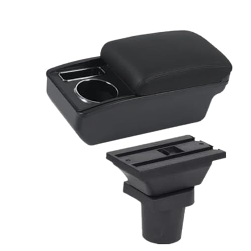 HPZPRPCEW Für Toyota Für Yaris Für Vitz 5-Türer Schrägheck 1998-2011 2005 2006 2007 2008 2009 2010 2011 Auto Armlehnenbox Mittelarmlehne(C2 Schwarze Linie KEIN USB) von HPZPRPCEW
